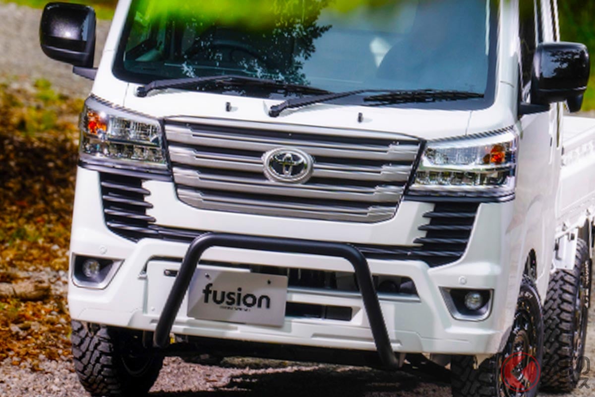 「軽トラック」がランクル級の迫力に!