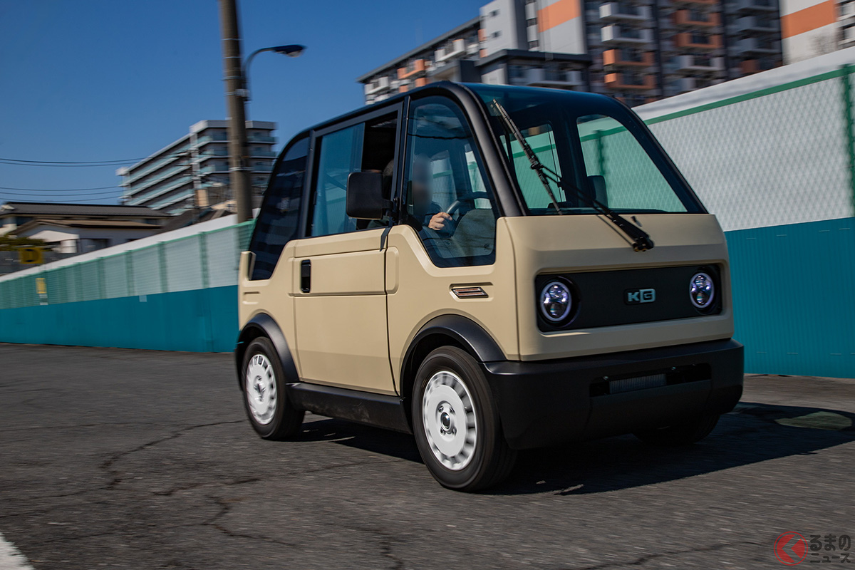 ミボットは 軽自動車というより原付バイクの乗り心地に近い？