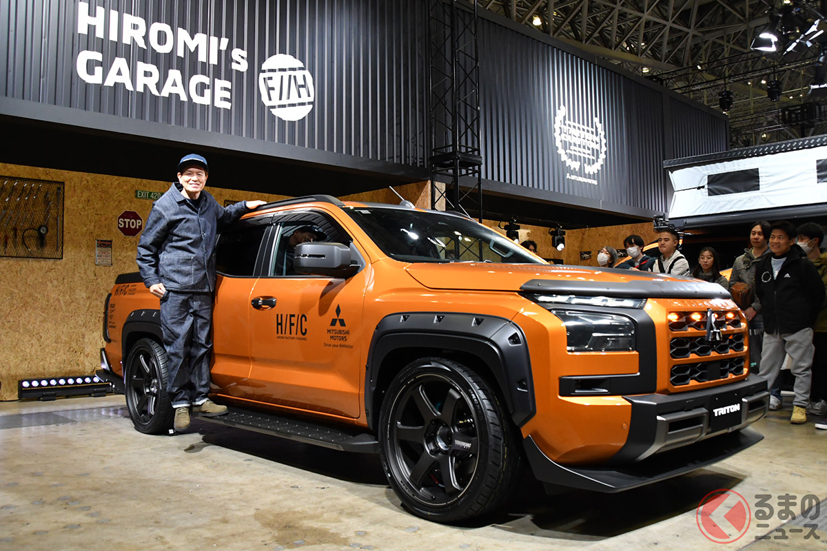 ヒロミさんの感性でカスタマイズしたトライトン「ヒロミ号」