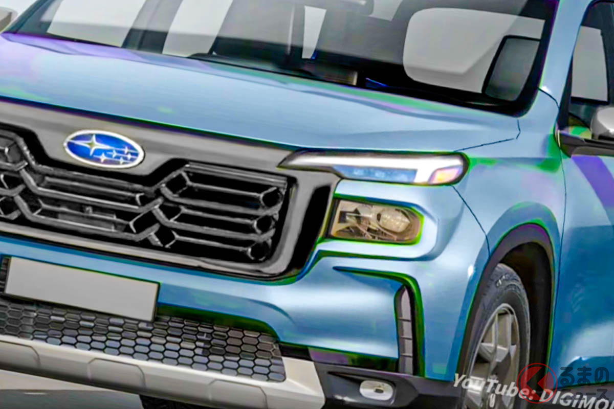 新型アウトバックは普通のSUVに?(Photo: Digimods DESIGN)