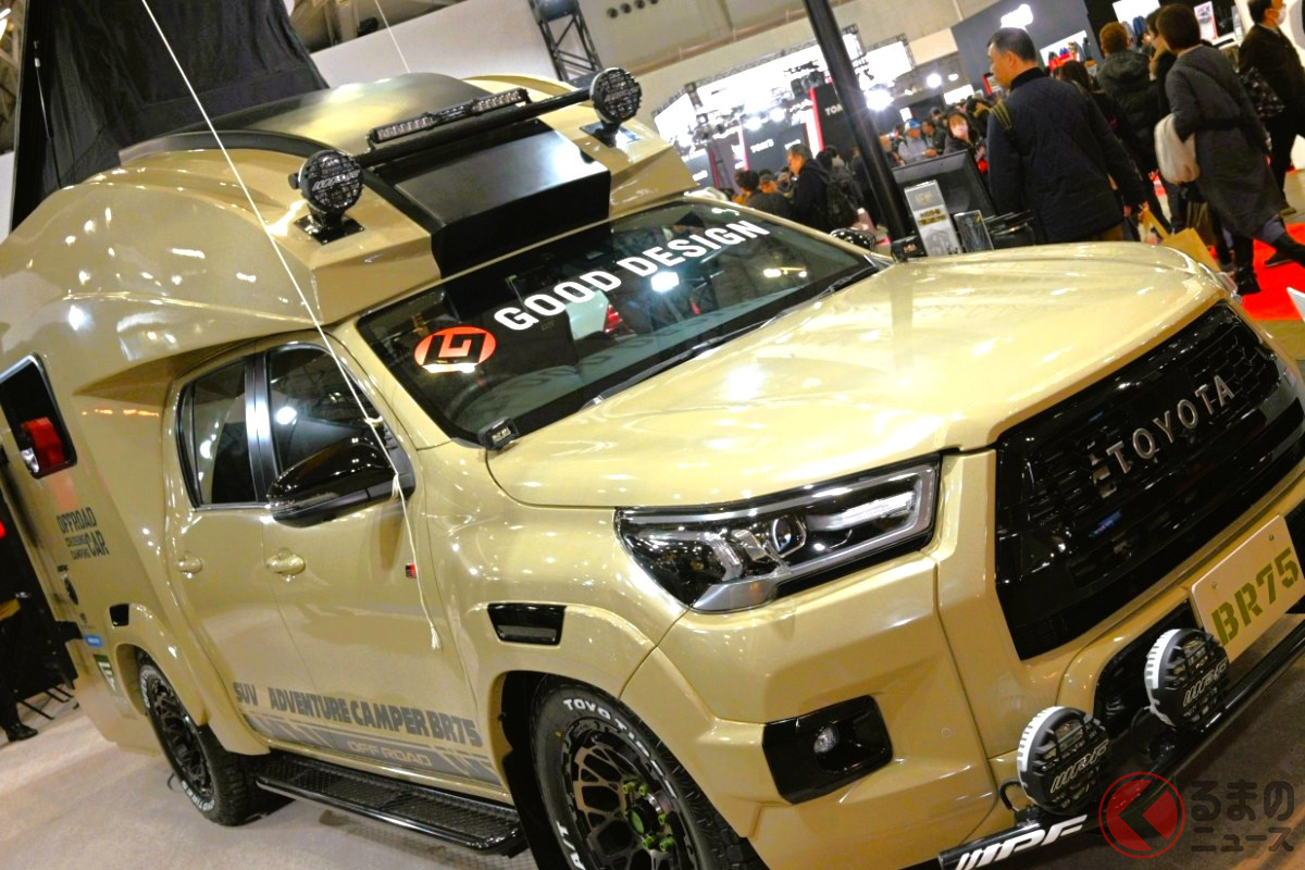 トヨタ「ハイラックス」をベースにした「BR75」