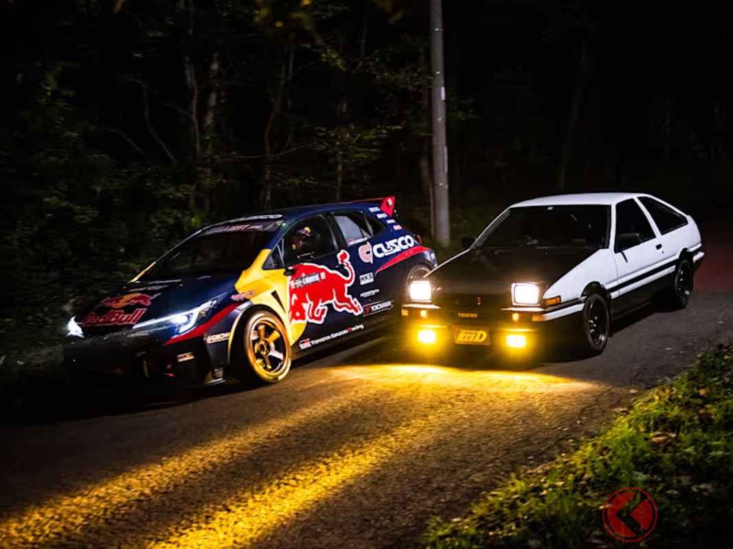 Red Bull GR COROLLA & トヨタ AE86 スプリンタートレノ