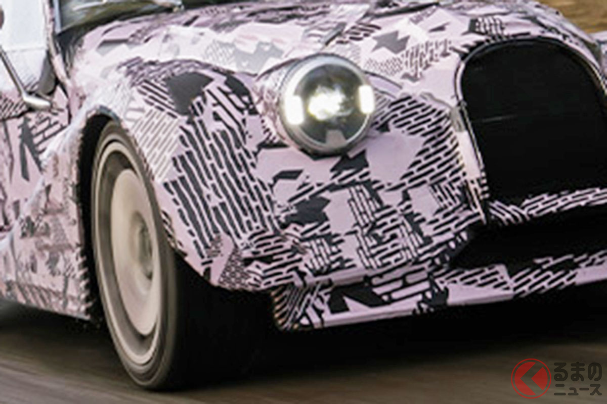 モーガンの新型フラッグシップモデル(プロトタイプ)