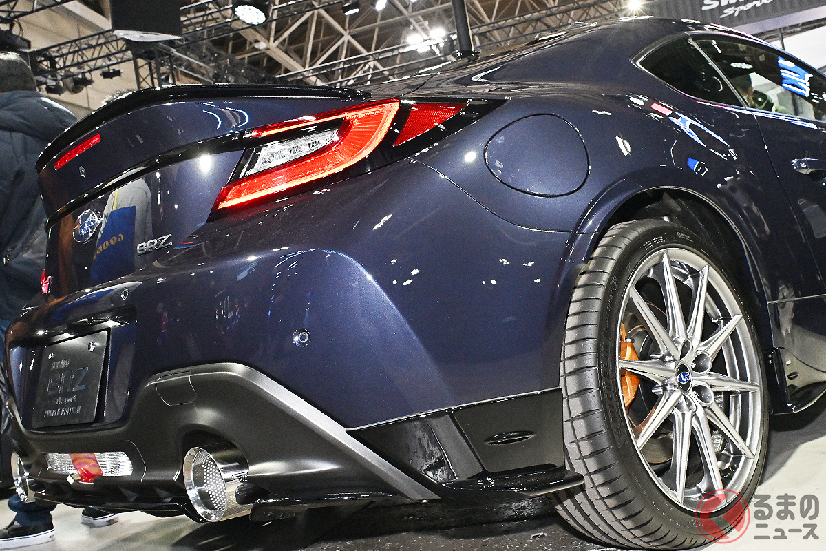 大人っぽいボディカラーが魅力的な「BRZ STIスポーツ パープルエディション」