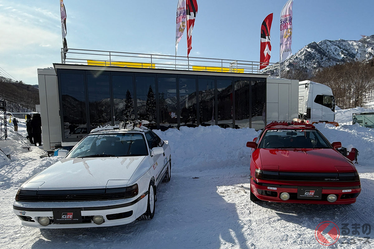 白と赤の「セリカ」が登場! 「私をスキーに連れてって」ファンにはたまらない!?