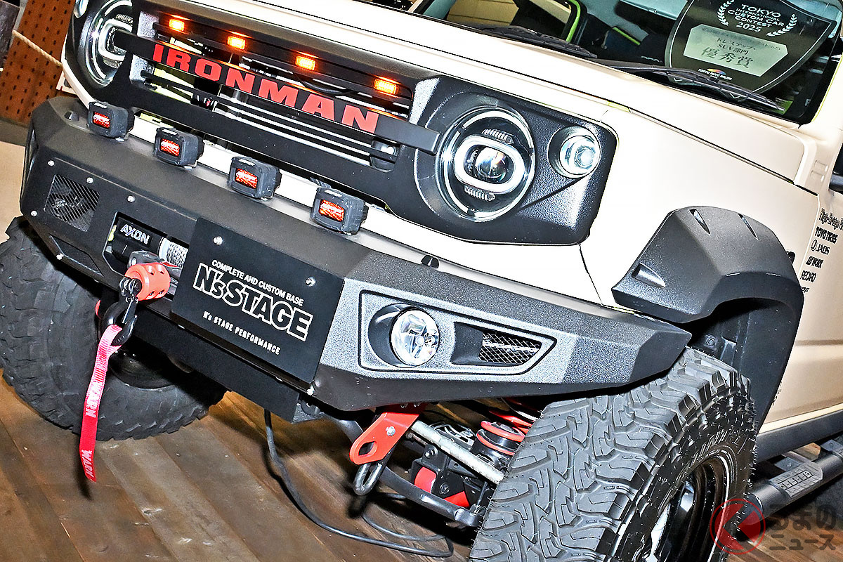 精悍カスタマイズも超カッコいい! ホワイトハウスキャンパー独自の機能を備えた新型「ジムニーノマド」とは