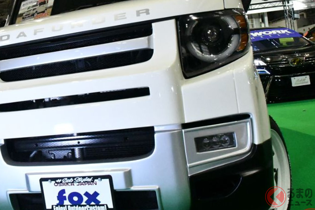 ホンダ「N-VAN」をランドローバー「ディフェンダー」風に仕立てる「CLS FOX N-VAN用」を取り付けた「HONDAFUNDER」
