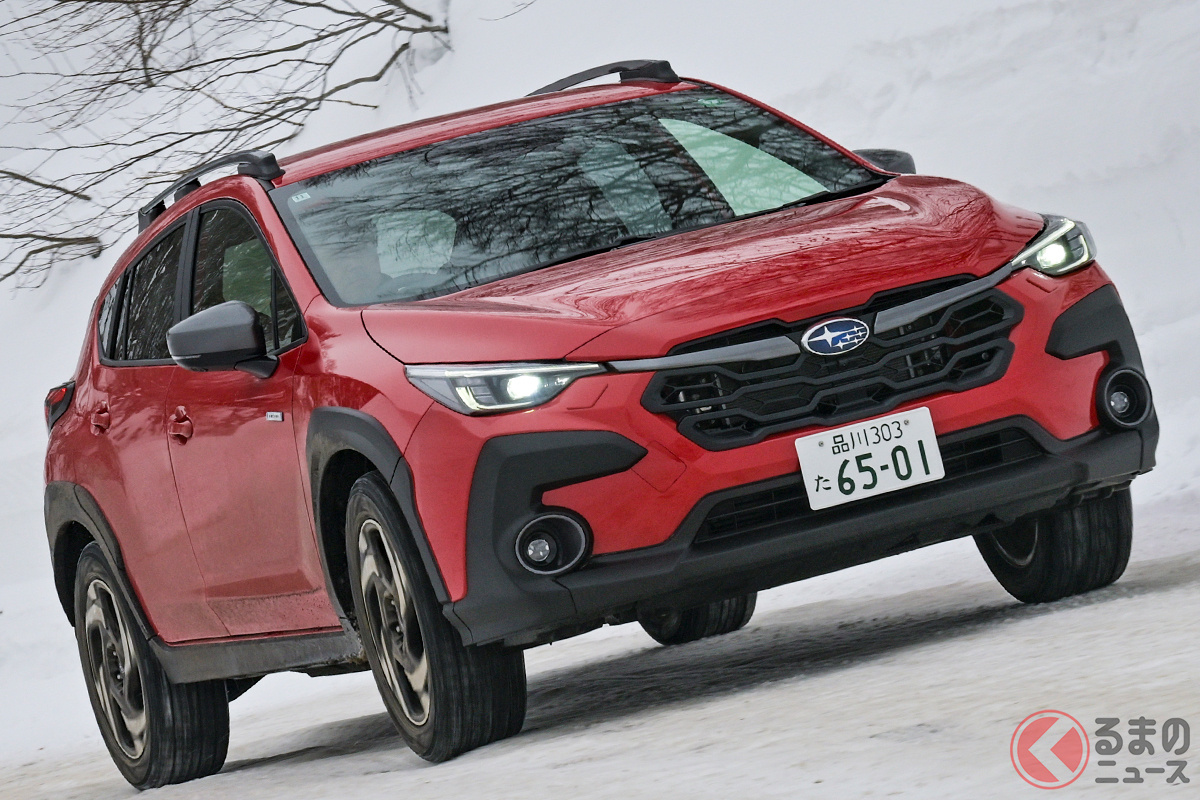 スバル初の本格ハイブリッドを搭載した「クロストレック」