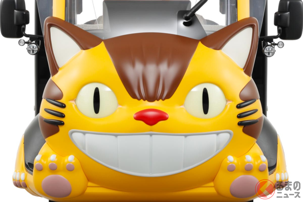 トヨタが本気で作った「ネコバス」が凄い!(画像:MONET Technologies (C)Studio Ghibli )