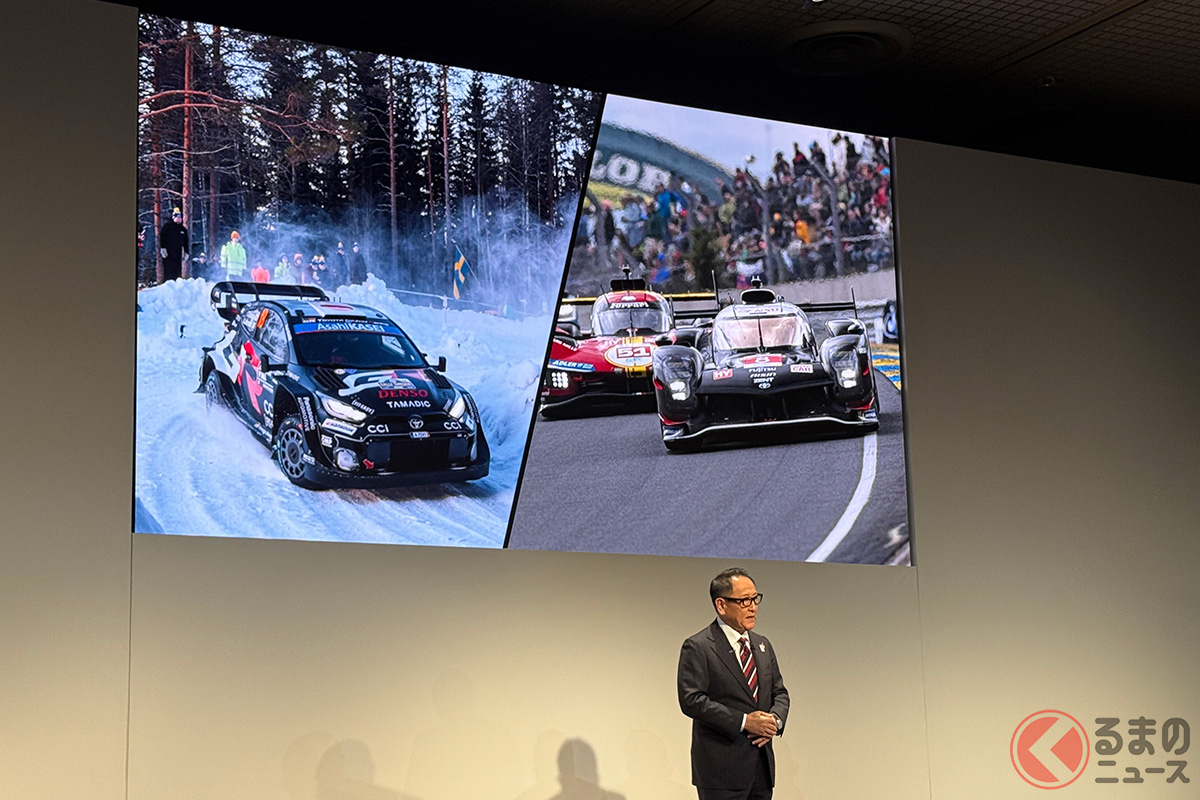 「トヨタ車と音楽にはストーリーがある」と語るトヨタグループの豊田章男氏