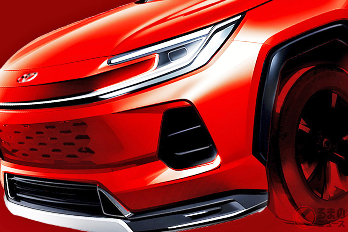 次期「RAV4」は「サメ顔」に激変!?［イメージCG：ジムニーとコザクラインコとポルシェ］