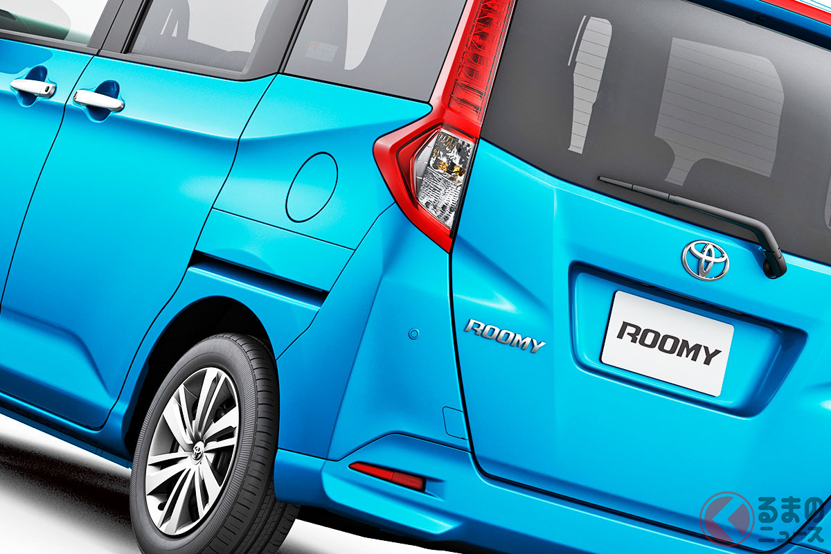 幅広いユーザーから支持されていることがわかるトヨタ「ルーミー」