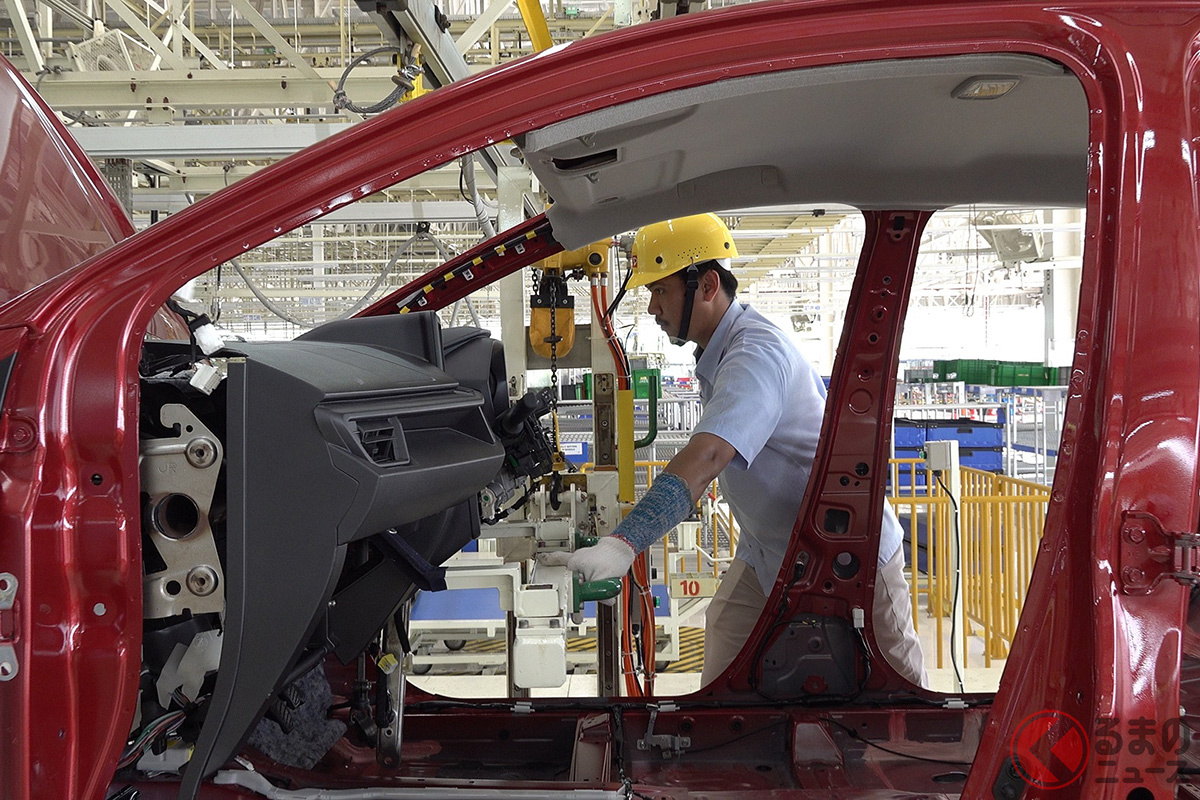 2025年2月時点で生産される車種は、ダイハツ「アイラ」、トヨタ「アギア」、トヨタ「ウィーゴ」