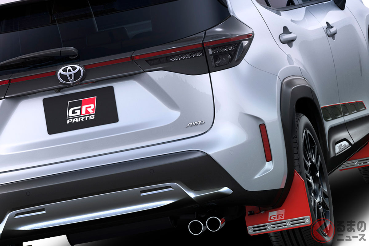 「GRパーツ」で超スポーティになった「ヤリスクロス」