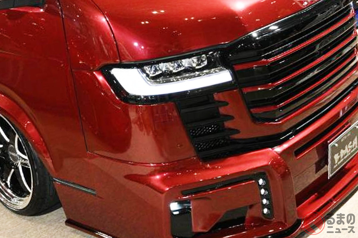 ハイエースにランクル顔を移植!? ユニークな見た目の「ゲツエース」とは?