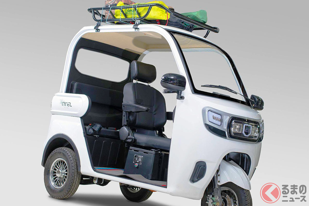 3人乗れる新「トライク」が実用性アップ!
