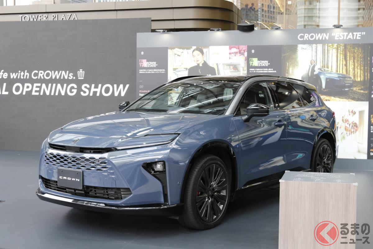 トヨタ新型「クラウンエステート」発表会の様子