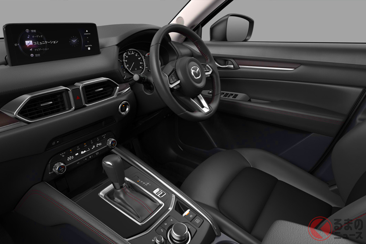 赤ステッチがカッコイイ! マツダ「CX-5」に反響集まる!