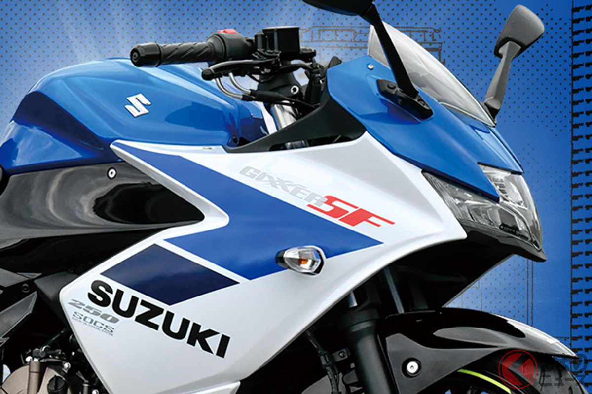 フルカウルのジクサーSF250はシャープなデザイン!