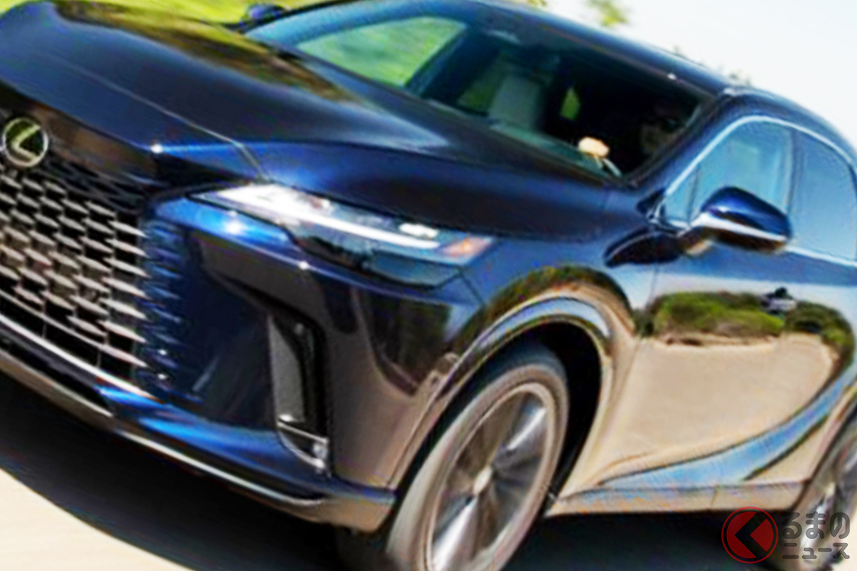 一部改良で何が変わったのか?(画像:「RX350 version L(ディープブルーマイカ)」)