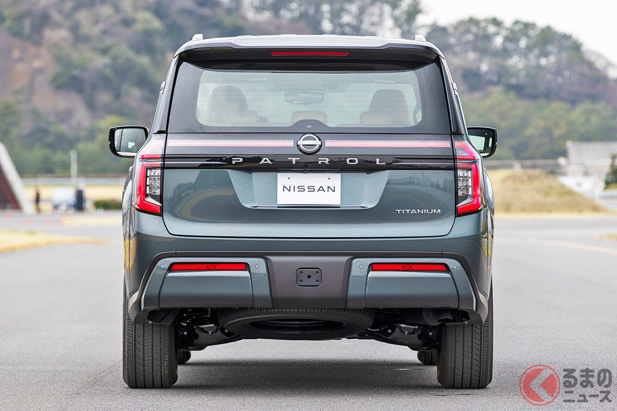 トヨタ「ランドクルーザー」よりも大きく、迫力も十分な日産「パトロール」