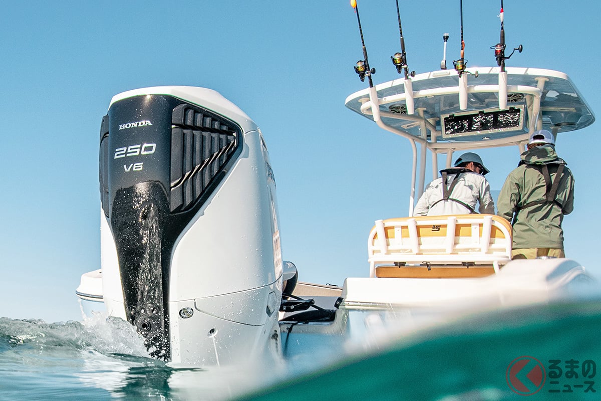 ホンダ“V型6気筒エンジン”搭載の船外機!