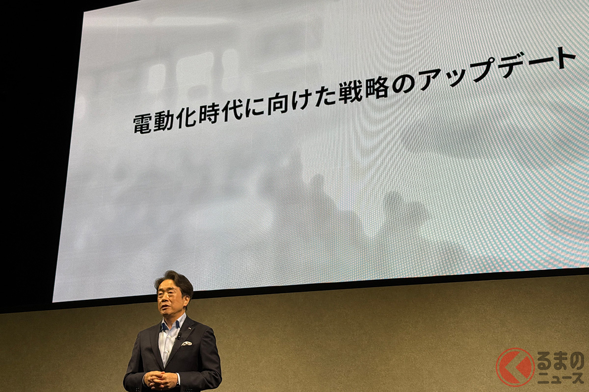 マツダの代表取締役社長兼CEOの毛籠勝弘氏
