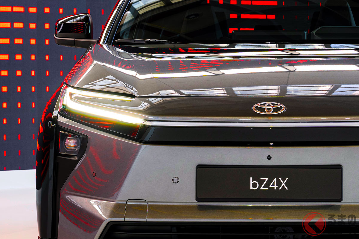 マイナーチェンジ版トヨタ「bZ4X」 中国への投入が判明(画像は欧州仕様)