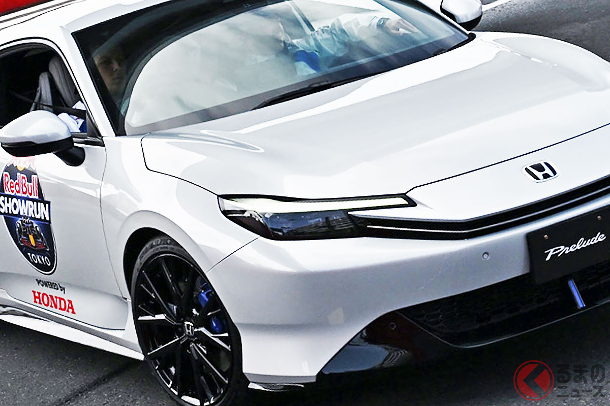 東京・お台場の公道特設コースを疾走したホンダ新型「プレリュード」!