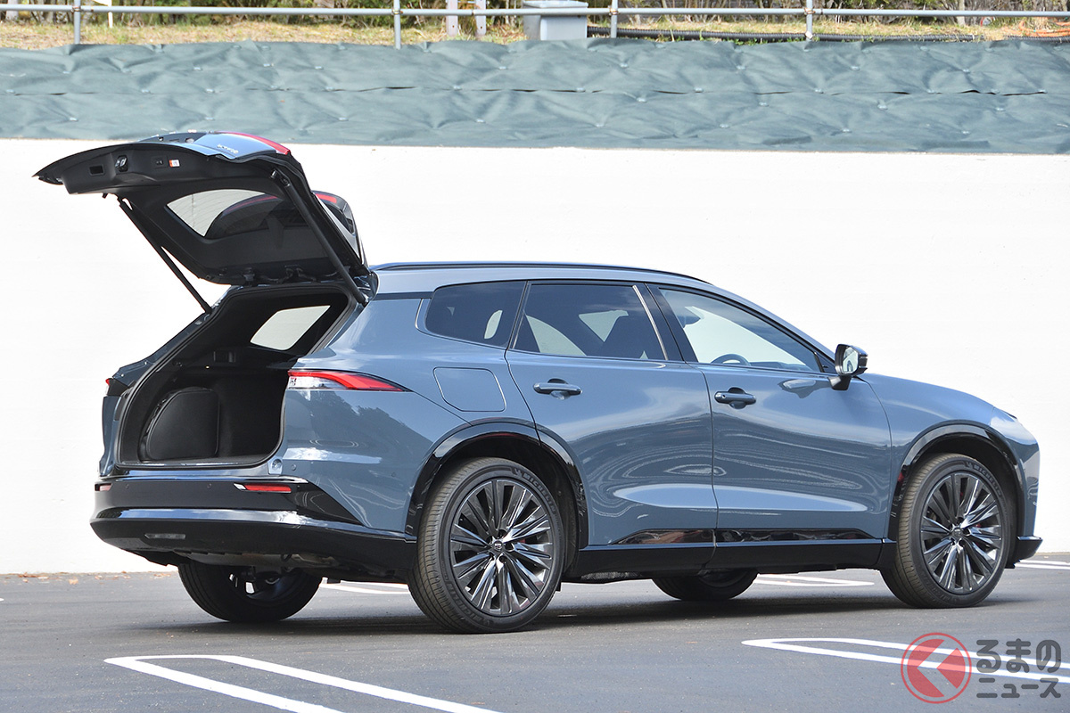 このアングルで見ると、ワゴンらしさを感じられる?