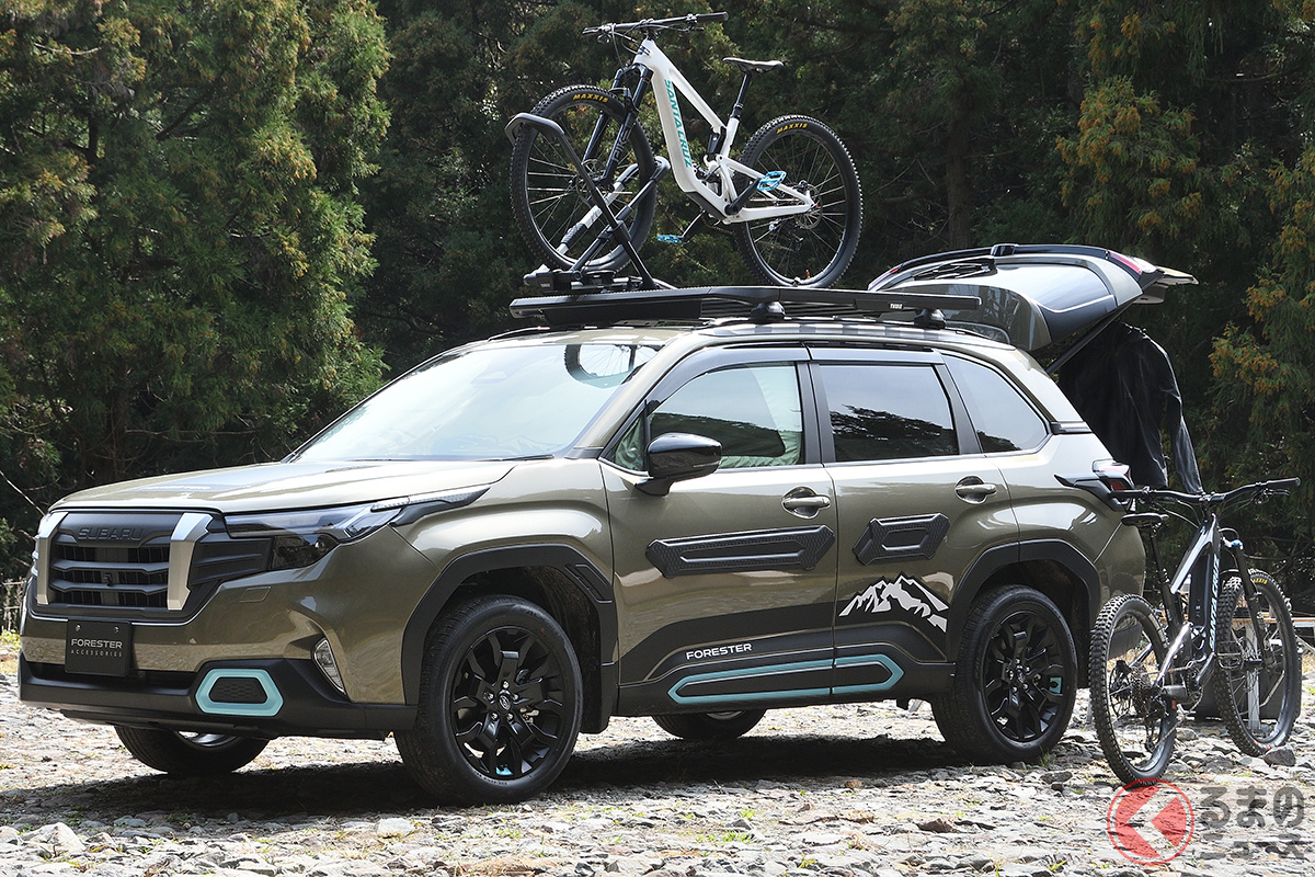スバル新型「フォレスター(SPORT EX ADVENTURE Style)」※純正アクセサリー装備車