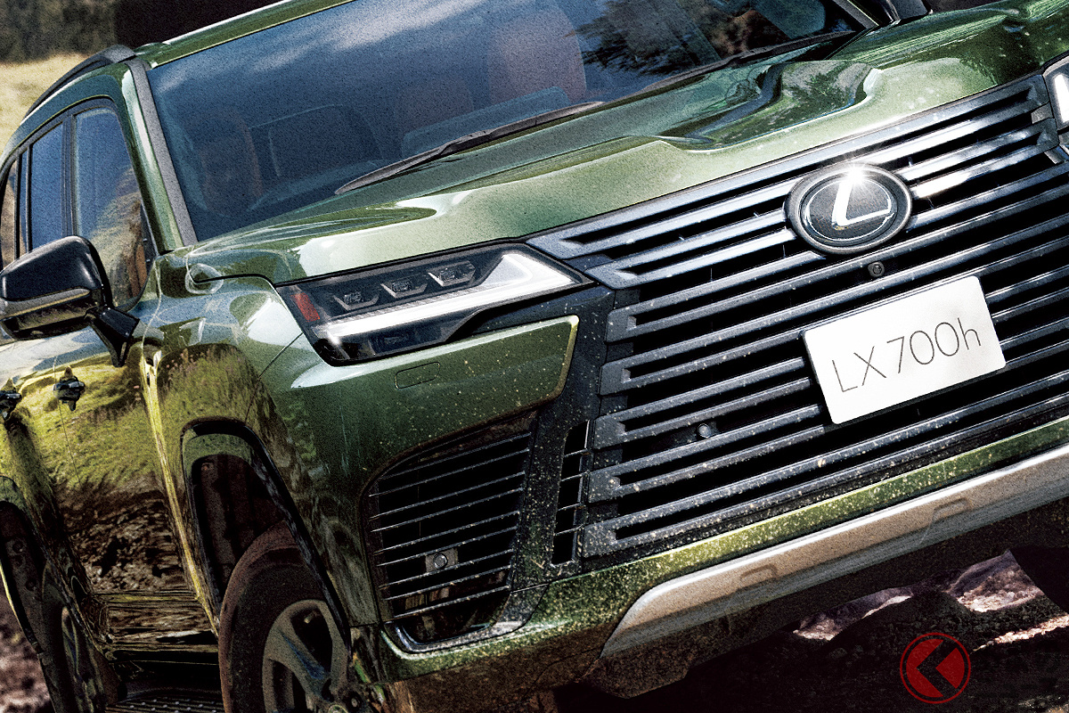 シリーズ初のハイブリッドを搭載した「LX700h」