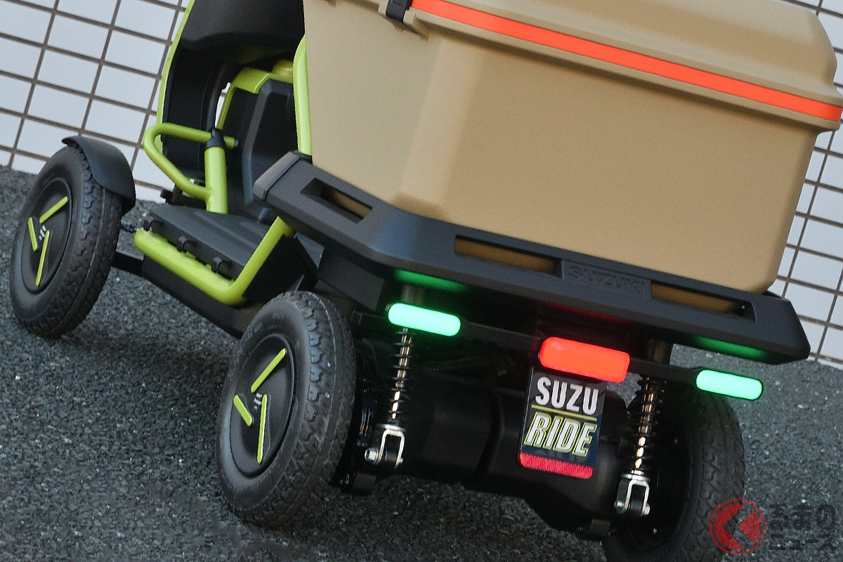 全長1.3mで1人乗りの「スズライド」