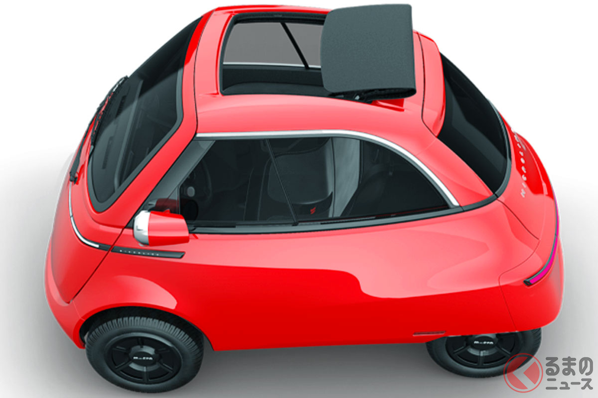 全長2.4m! 軽より小さい「タマゴ型」コンパクトカーに反響殺到!