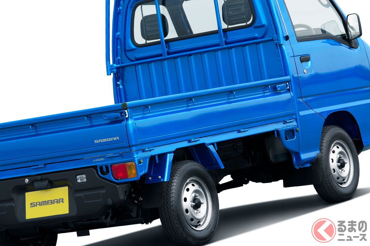 スポーティな「サンバートラック WRブルーリミテッド」