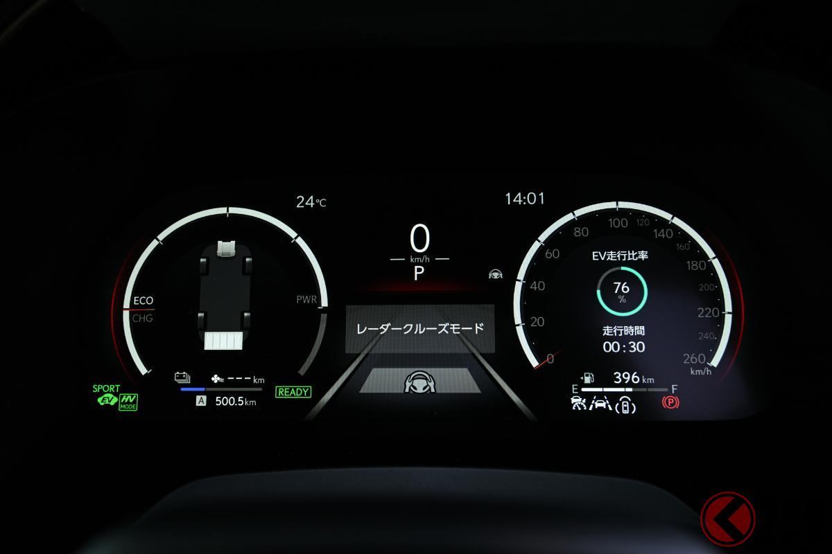 今回の改良版では「フル液晶メーター」を採用