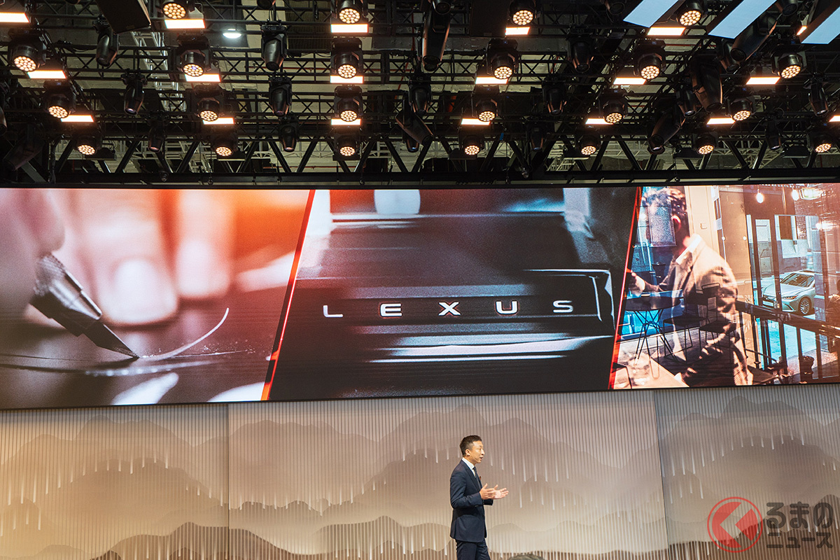 上海モーターショー2025のレクサスブースの様子(撮影:加藤博人/上海モーターショー2025)