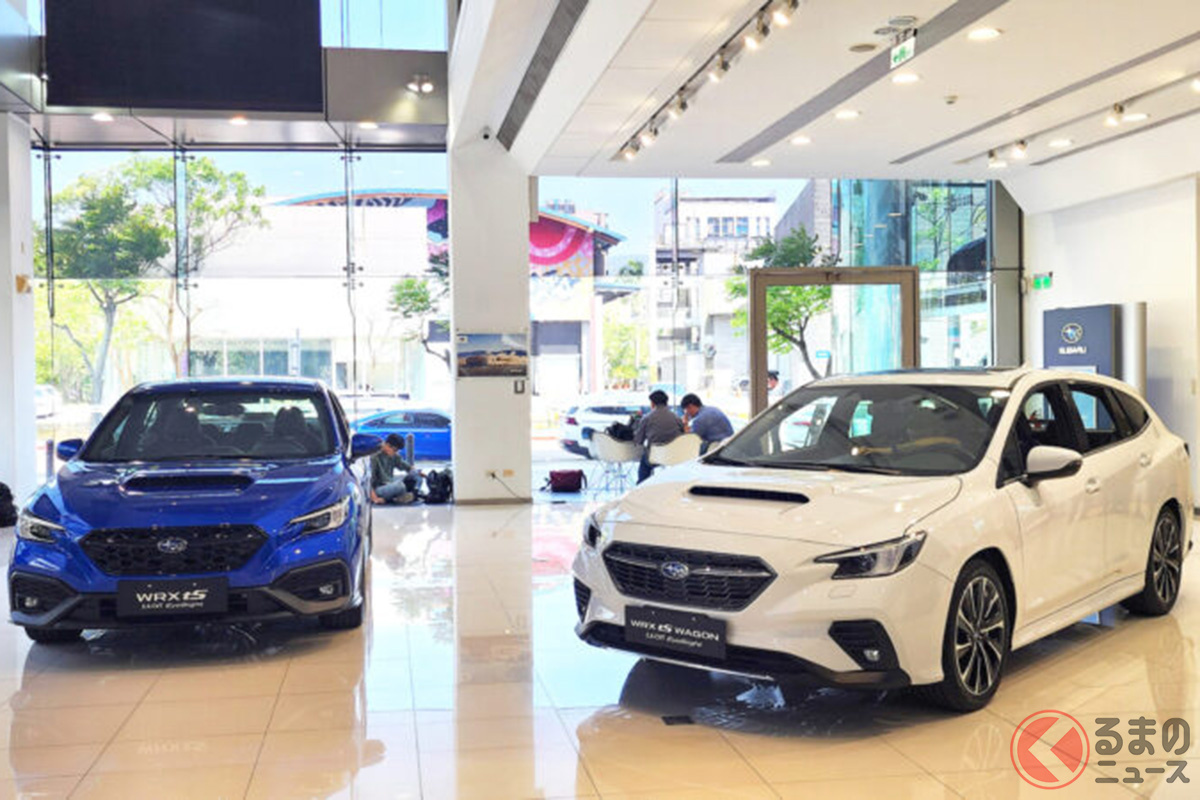 「2025年モデルWRXおよびWRX Wagon」の新車先行展示イベント(画像:車訊網 CARNEWS)