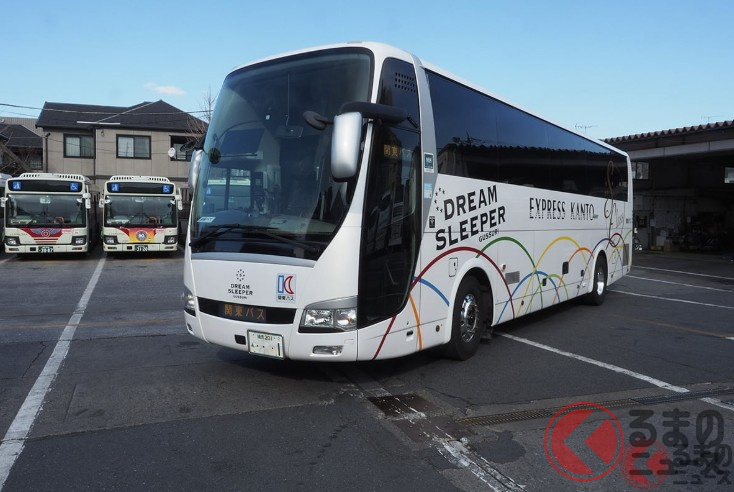 夜行バス「ドリームスリーパー」(画像:関東自動車)