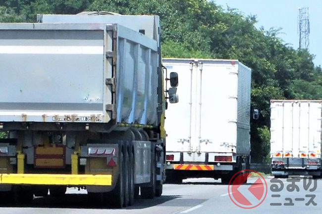 1キロのトラック列に住民が激怒！ 違法駐車の一斉摘発でドライバー悲鳴