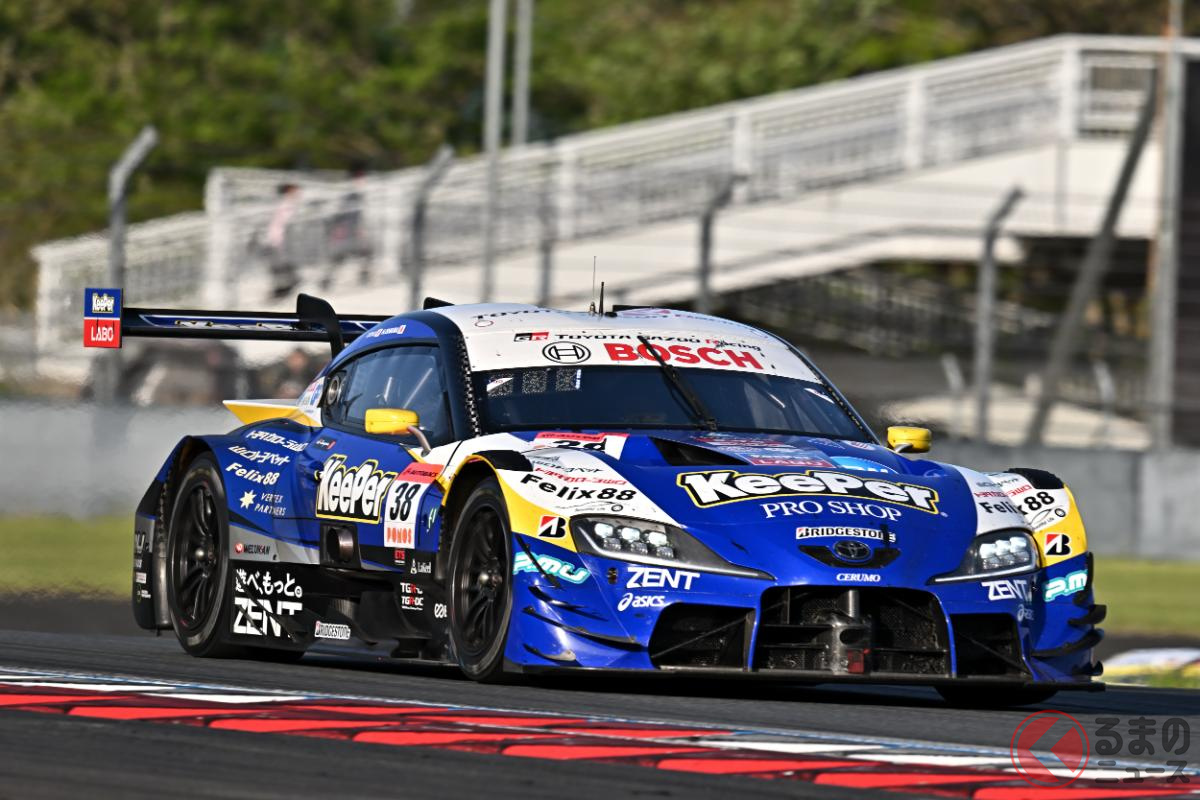スーパーGT富士のレースは38号車KeePer CERUMO GR Supraがポールtoウインの圧倒的な速さを見せた