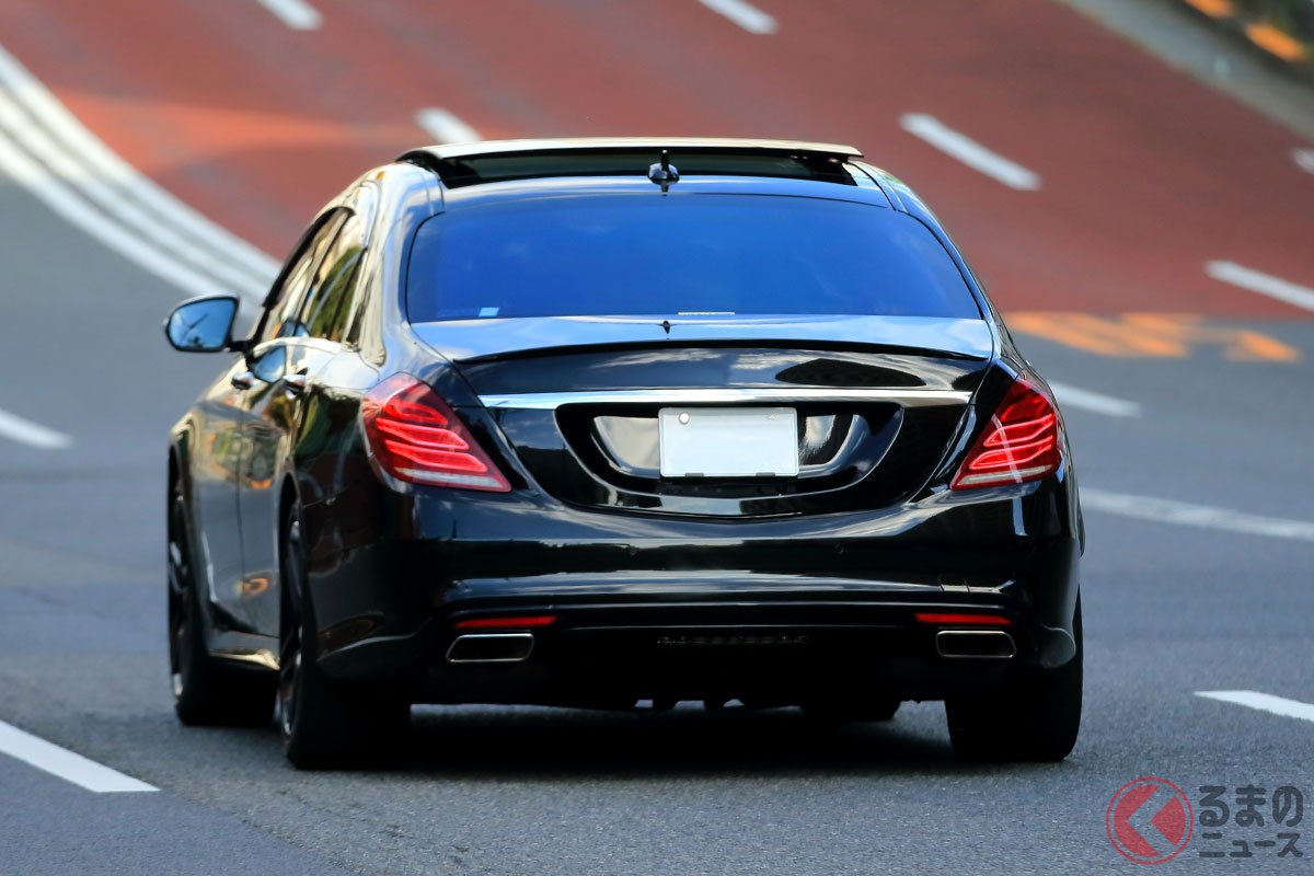 【危険運転】黒い高級外車による妨害運転映像を公開!静岡県警が警告