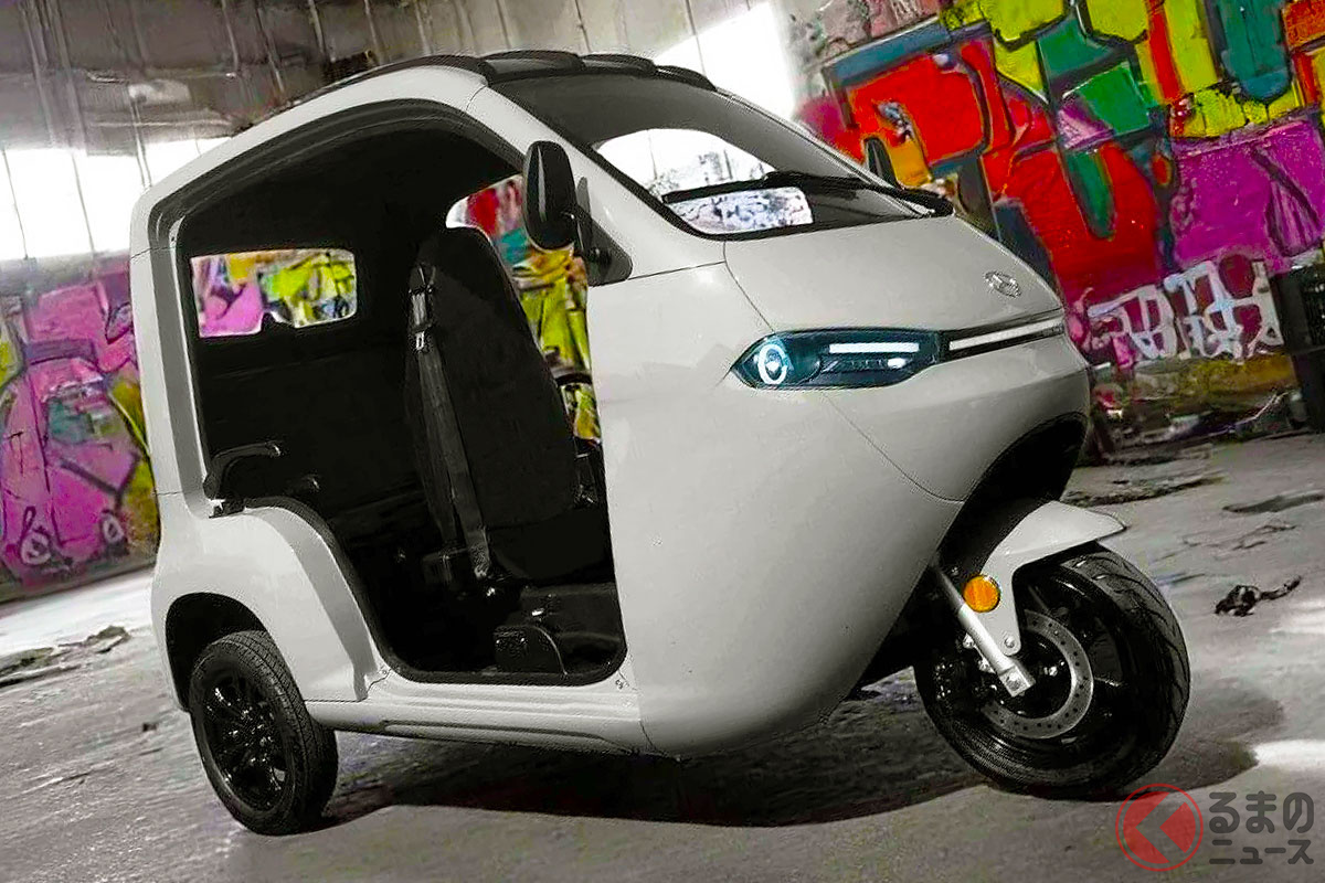 新車“64万円”で3人乗れる! 超クールな新型「トライク」初公開!