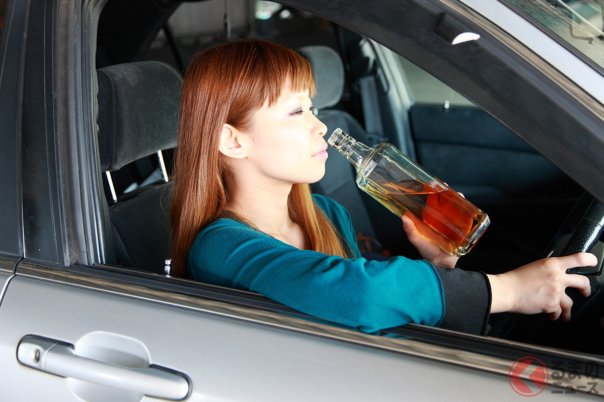 お酒飲んで運転するのはなぜなぁぜ? クレジット: PIXTA(ピクスタ)