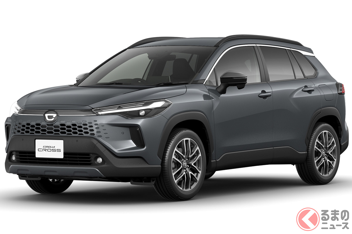 顔が変わったトヨタ新型「カローラクロス」