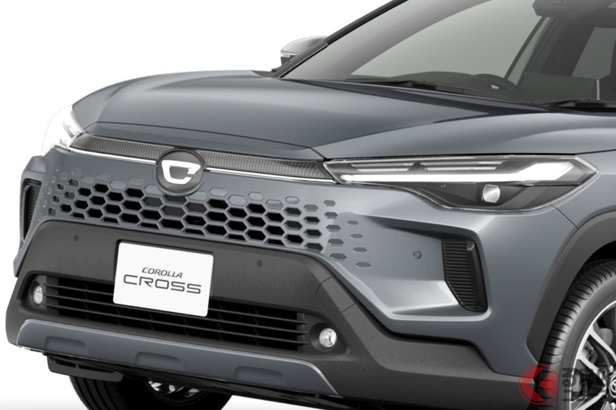 フロントフェイスが一新した新型「カローラクロス」