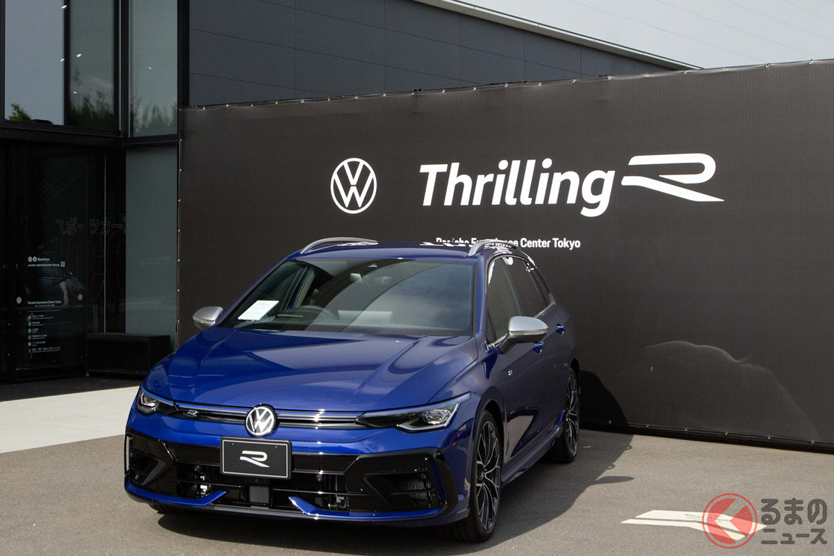 新型ゴルフR /ゴルフR Variant/ゴルフGTIのパフォーマンス試乗会が開催された