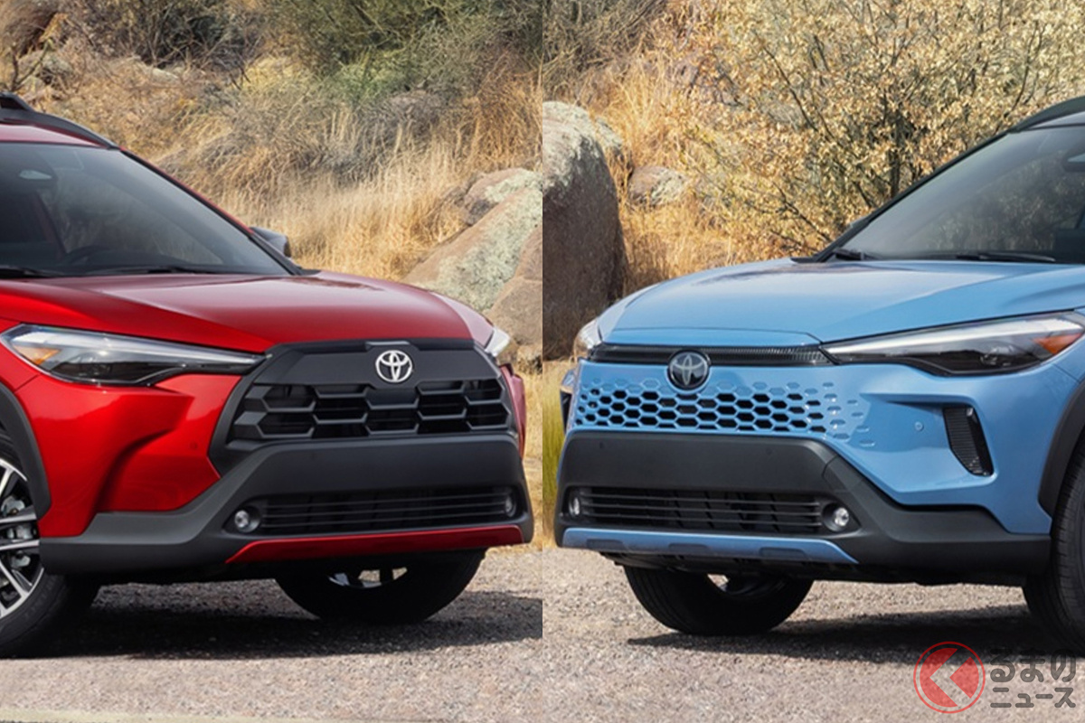 トヨタ新型「カローラクロス」には2つの異なる「顔」を採用!