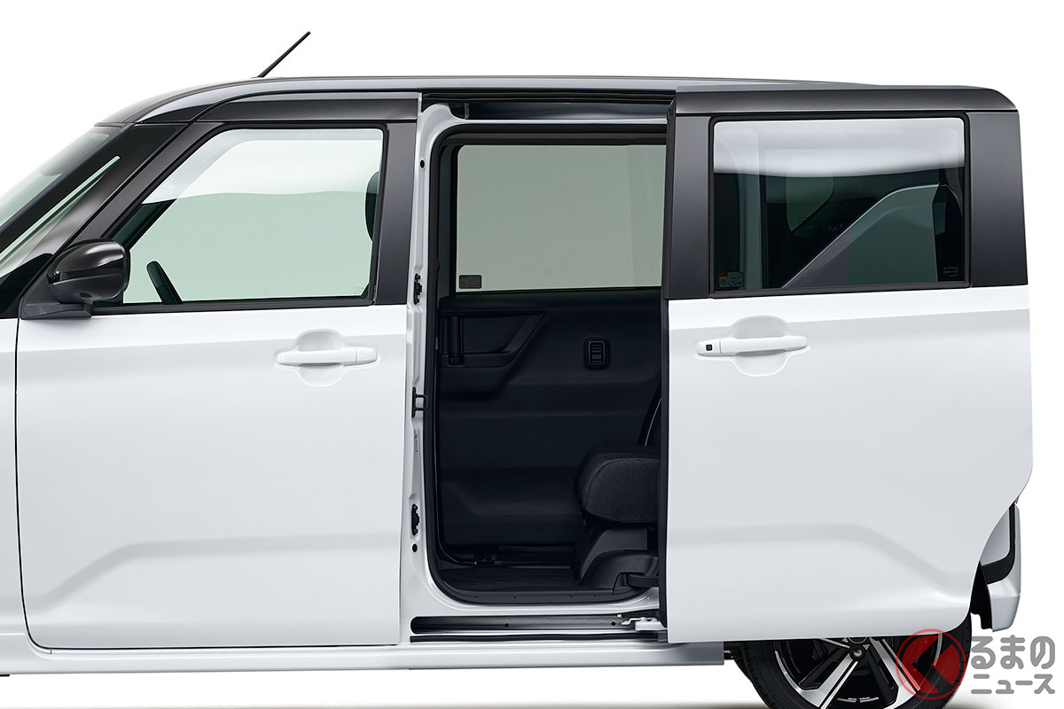 新型「ムーヴ」にスライドドア初採用!