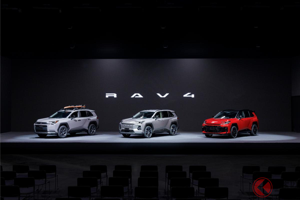 様々な種類がある国産ミドルSUVに全方位で対応する新型RAV4